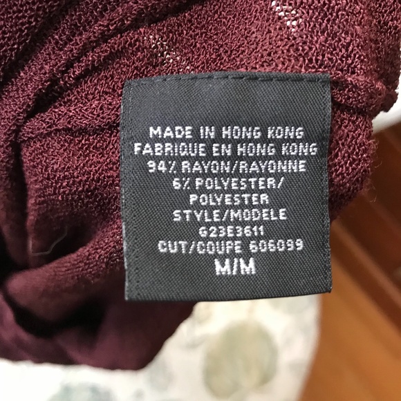 Guess Collection Sheer Top - size Medium, flaws - Picture 6 of 6